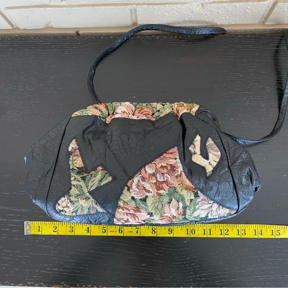 Vintage Fifth Avenue Handbag Leather Apolstery Crossbody Clutch Shoulder Purse - Picture 6 of 10